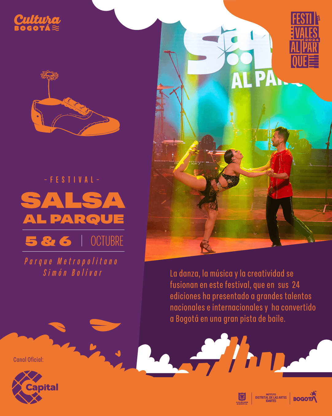 Poster Salsa al Parque 2024