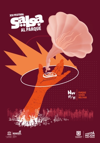 Afiche Salsa al Parque 2018