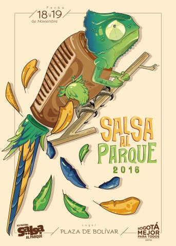 Afiche Salsa al Parque 2016