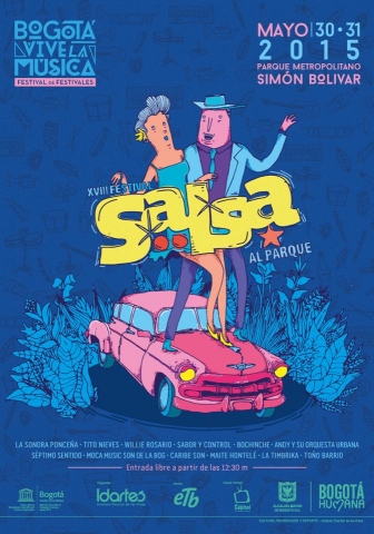 Afiche Salsa al Parque 2015