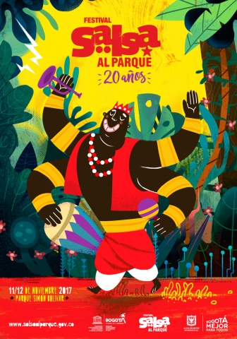 Afiche Salsa al Parque 2017